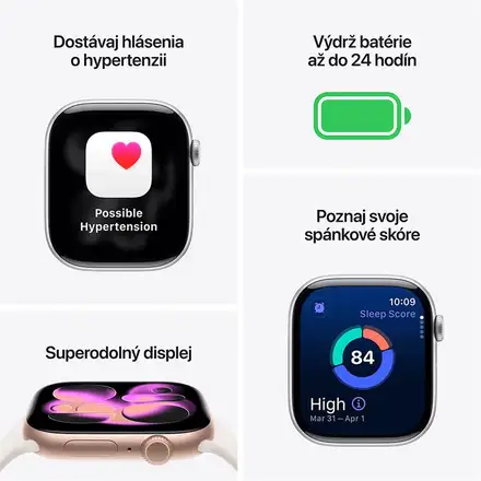Apple Watch Series 11 GPS + Cellular 42mm Klavírní černý hliník *Použitý s DPH – Třída A*