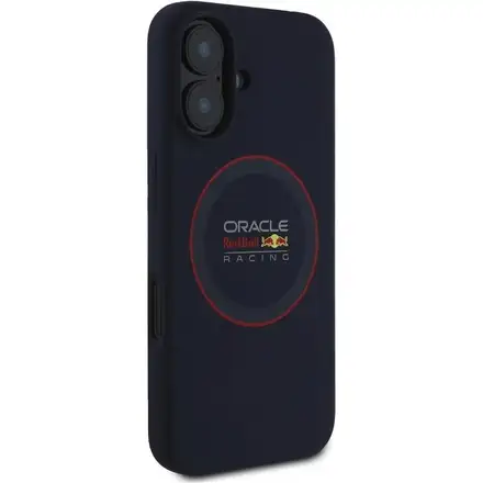 Red Bull Silicone Red Ring MagSafe Zadní Kryt pro iPhone 16 Plus modrý