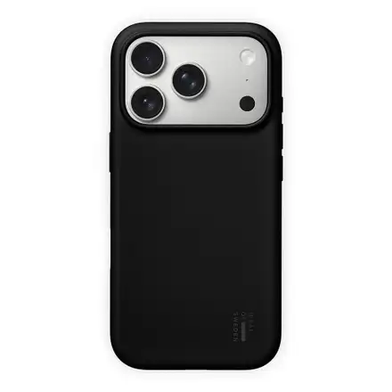 iDeal Silicone Case MagSafe iPhone 17 Pro Max/18 Pro Max Iconic Black