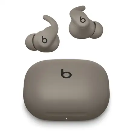 Apple Beats Powerbeats Fit - Wireless Noise-Cancelling Workout Earbuds with Ultimate Secure Fit - Gravel Grey