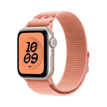 Apple Watch 40mm Alpenglow Pink Nike Sport Loop