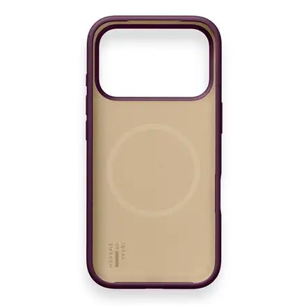 iDeal Fashion Soft Swirl Silicone Case MagSafe iPhone 17 Pro Max/18 Pro Max Velvet Plum