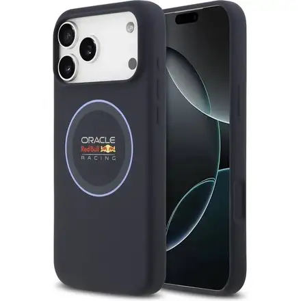 Red Bull Silicone Blue Ring MagSafe Zadní Kryt pro iPhone 17 Pro Max modrý