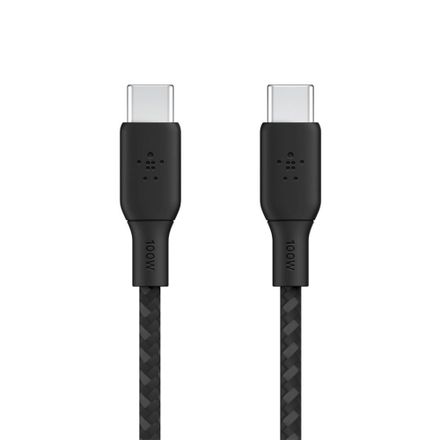 Belkin kabel Boost Charge Double-Braided USB-C to USB-C 100W 2m-Black