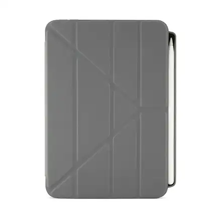 Pipetto pouzdro Origami Pencil Case pro iPad mini 6 2021/A17 Pro 2024 - Dark Grey
