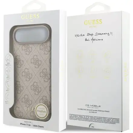 Guess 4G Charm MagSafe kryt iPhone Air růžový