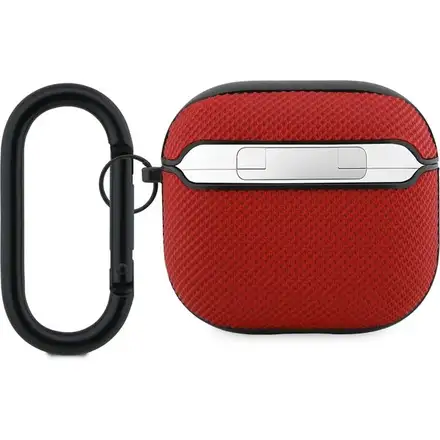 Lacoste Petit Pique Croc Logo Patch Pouzdro pro AirPods 4 červené