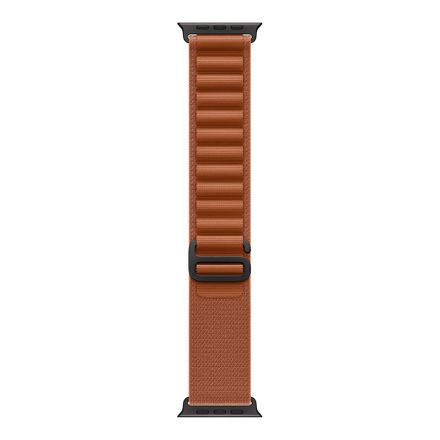 Apple Watch 49mm Terra Cotta Alpine Loop - Large - Black Titanium Finish