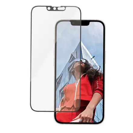 PanzerGlass ochranné sklo Ceramic pro iPhone 16e/14/13/13 Pro - Black Frame