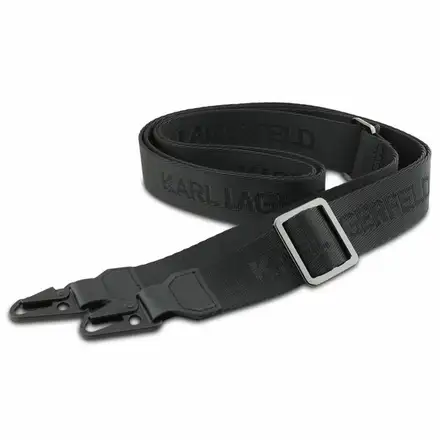 Karl Lagerfeld Saffiano Crossbody Popruh Karl and Choupette kryt iPhone 18 Pro Max černá