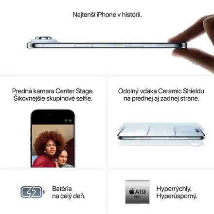 iPhone Air 512GB Oblačně bílý *Použitý s DPH – Třída A*