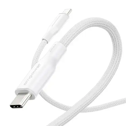 PanzerGlass kabel EMPOWER Racing USB-C na USB-C 2m 240W - bílý