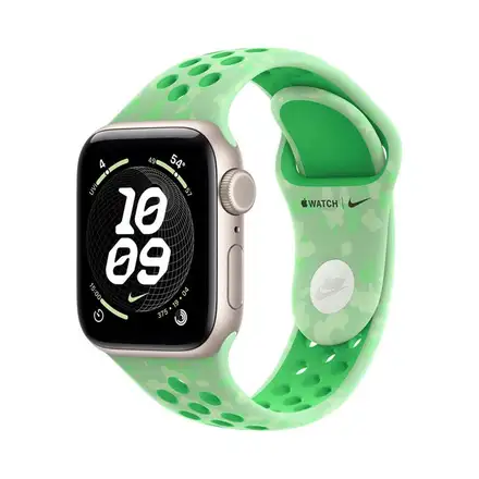 Apple Watch 40mm Green Spark Nike Sport Band-M/L