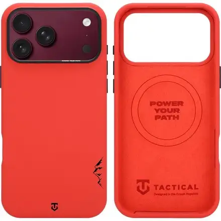 Tactical MagForce Velvet Smoothie 2.0 Kryt Apple iPhone 18 Pro Max/17 Pro Max červený