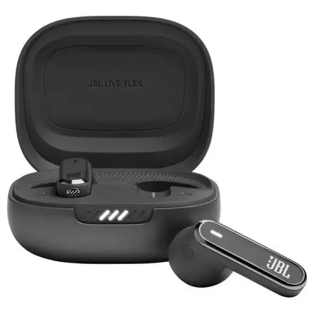 JBL Live Flex TWS Black sluchátka