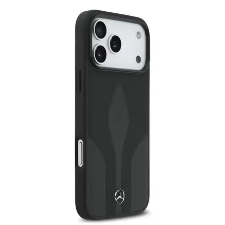 Mercedes Leather The Move MagSafe Zadní Kryt pro iPhone 17 Pro Max černý