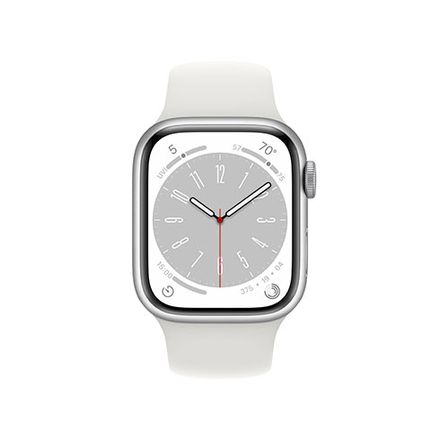 Apple Watch Series 8 GPS 41mm Stříbrný hliník *Použitý s DPH – Třída B*