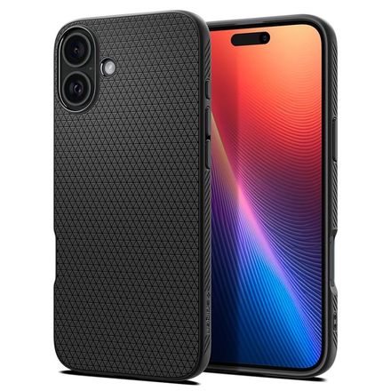 Spigen kryt Liquid Air pro iPhone 16 Plus - Matte Black