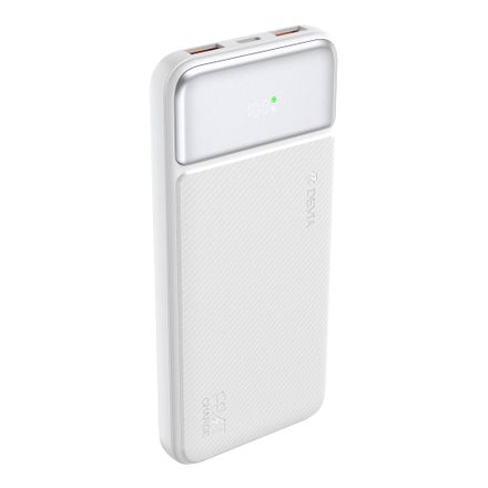Devia PowerBank Smart Series s digitálním displejem PD 20W 10000 MAH-bílá