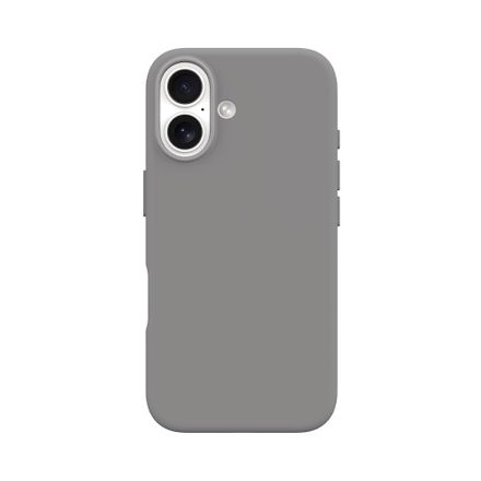 Devia kryt Nature Series Silicone Magnetic Case pro iPhone 16 - Gray White
