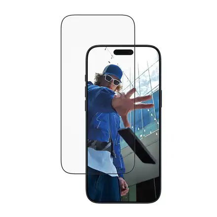 PanzerGlass ochranné sklo UWF pro iPhone 17 Pro Max - Black Frame