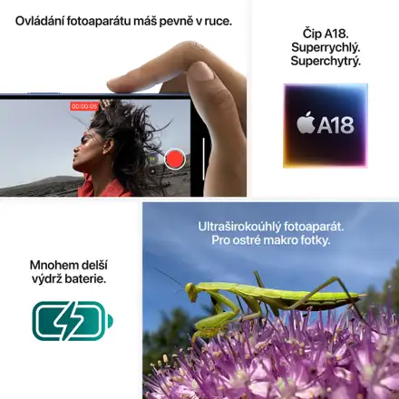 iPhone 16 128GB růžová