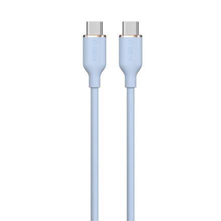 Devia kabel USB-C to USB-C Jelly Series Silicone Cable 1.2m - Blue