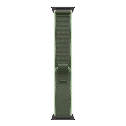 Apple Watch 49mm Green/Neon Trail Loop - S/M - Black Titanium Finish