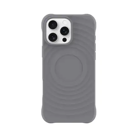 Devia kryt Ripple Magnetic Shockproof TPU Case pro iPhone 16 Pro - Gray
