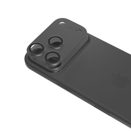 Epico Aluminium AntiReflective Lens & Island Protector pro iPhone 18 Pro - černá