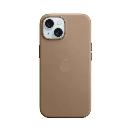 iPhone 15 FineWoven Case with MagSafe-Taupe