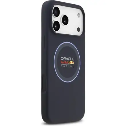 Red Bull Silicone Blue Ring MagSafe Zadní Kryt pro iPhone 17 Pro Max modrý