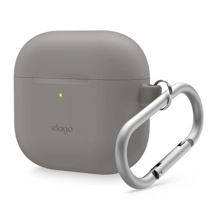 Elago Airpods 4 Silicone Hang Case-Medium Gray