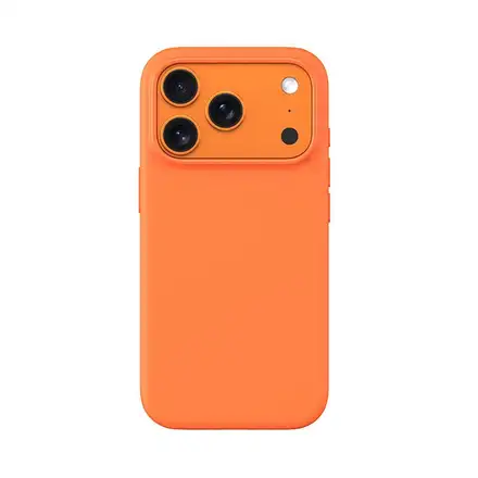 Devia kryt Nature Series Silicone Magnetic Case pro iPhone 17 Pro - Orange