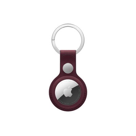 Apple AirTag FineWoven Key Ring-Burgundy
