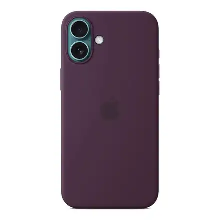 iPhone 16 Plus Silicone Case with MagSafe - Švestková