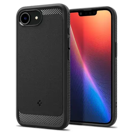 Spigen kryt Rugged Armor Magsafe pro iPhone 17e/16e - Matte Black