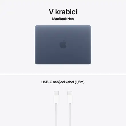 MacBook Neo Apple A18 Pro 6core CPU 5core GPU 8GB 256GB Indigo CZ