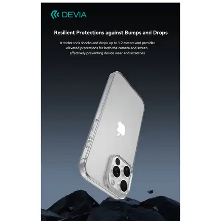Devia kryt Naked TPU Case pro iPhone 16 Pro Max-Clear