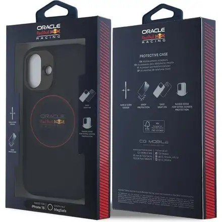 Red Bull PC/TPU Red Ring MagSafe Zadní Kryt pro iPhone 16 modrý