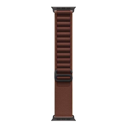 Apple Watch 49mm Burgundy Alpine Loop-Medium-Black Titanium Finish