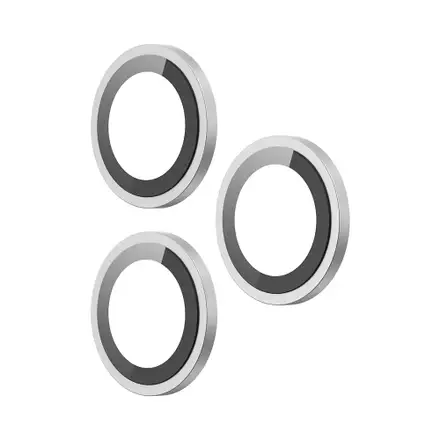 Devia Peak Series Lens Protector pro iPhone 16 Pro/16 Pro Max - Bright Silver