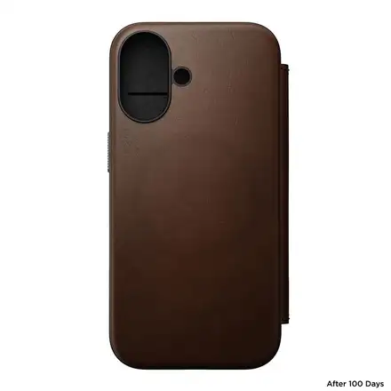 Nomad pouzdro Modern Leather Folio Magsafe pro iPhone 16 - Brown
