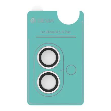 Devia Peak Series Lens Protector pro iPhone 16/16 Plus - Silver