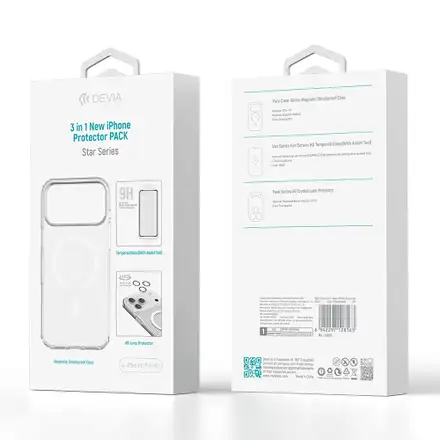 Devia Star Series 3 in 1 iPhone Protector Pack pro iPhone 17 Pro Max