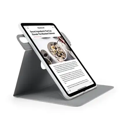 Pipetto pouzdro Origami No6 Stand Case pro iPad Air 11" (2024-2026) / iPad Air 10,9" (2020-2022) - Metallic Pink