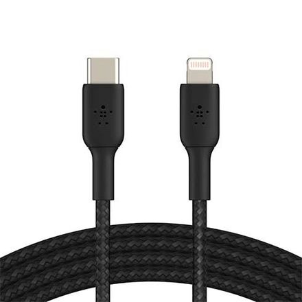 Belkin kabel Boost Charge Braided USB-C to Lightning 1m - Black