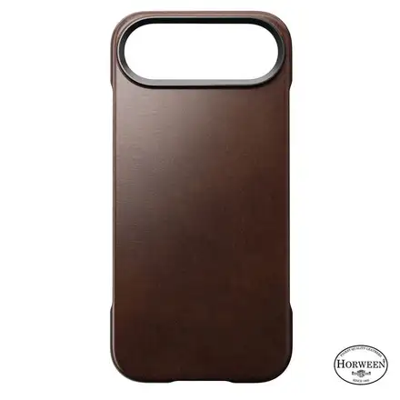 Nomad kryt Traditional Leather Case MagSafe pro iPhone Air - Rustic Brown
