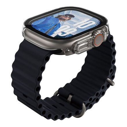 PanzerGlass ochranné sko Snappie Full Body Slim pro Apple Watch Ultra-Clear