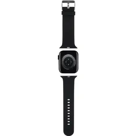 Karl Lagerfeld Karl and Choupette Head NFT Řemínek pro Apple Watch 42/44/45/46/49 černý